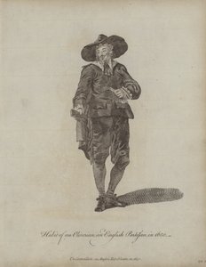 Habit of an Oliverian and English Partisan in 1650 by English School